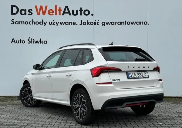 Skoda Kamiq cena 108900 przebieg: 14801, rok produkcji 2023 z Krotoszyn małe 211